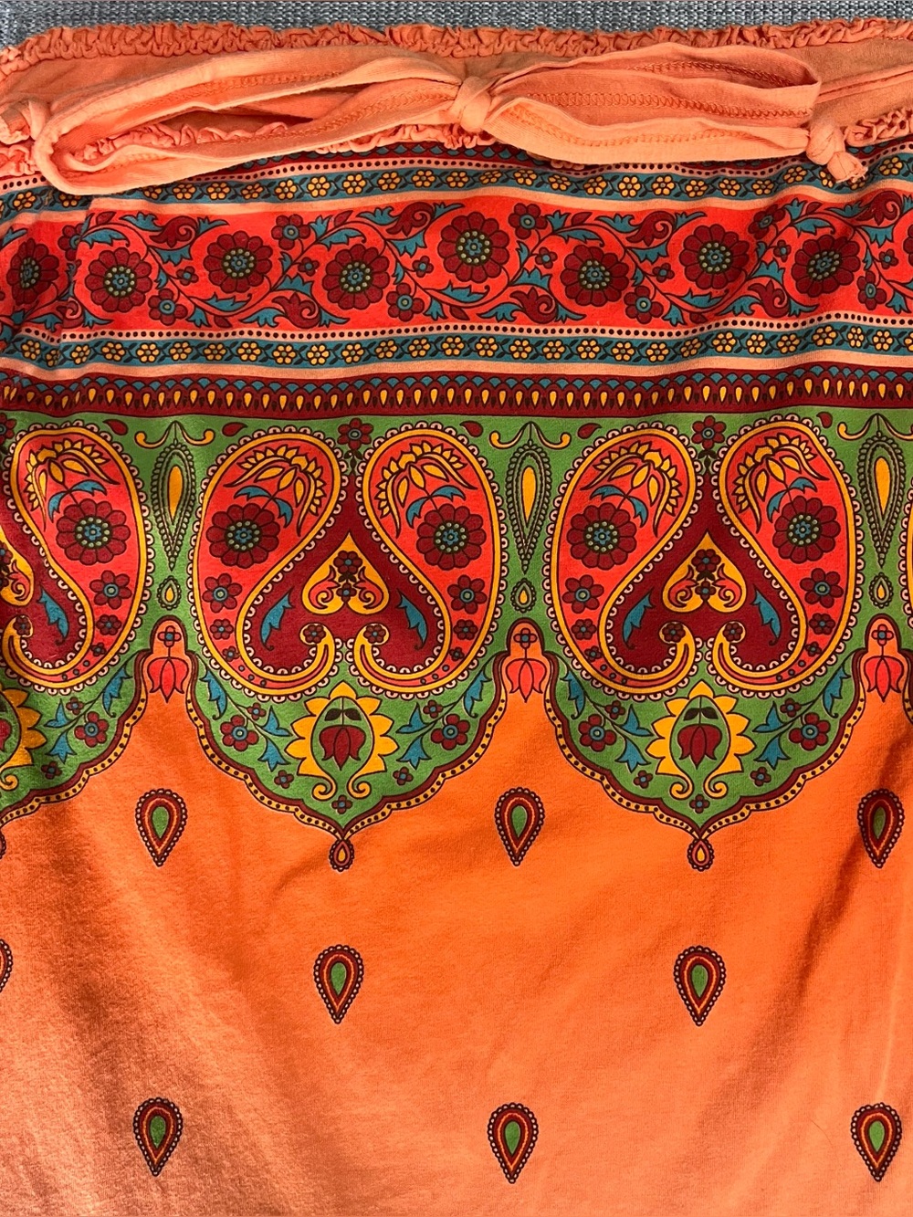Sugar Tart Paisley Tube Top - Picture 2 of 5